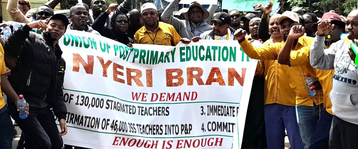 KUPPET Nyeri demands permanent jobs for intern teachers