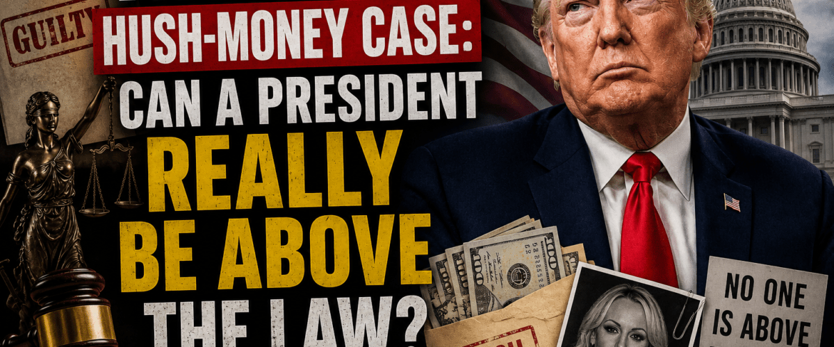 TRUMP’S HUSH-MONEY CASE: CAN A PRESIDENT REALLY BE ABOVE THE LAW?