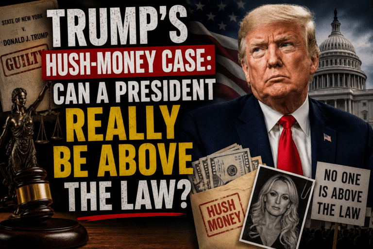 TRUMP’S HUSH-MONEY CASE: CAN A PRESIDENT REALLY BE ABOVE THE LAW?