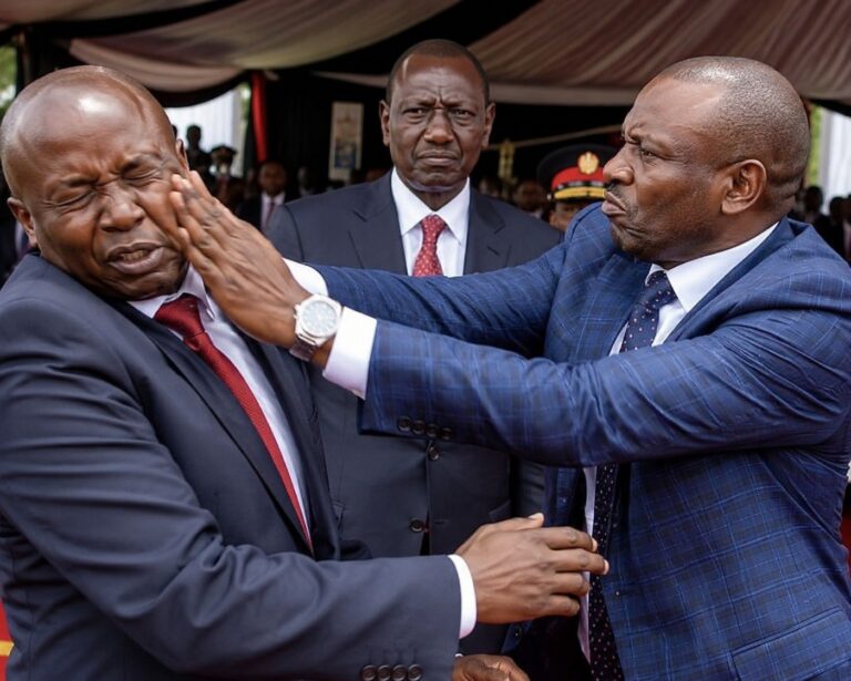 Video Emerges of Kindiki Being Slapped by Faruk Kibet in Front of President Ruto: What the Viral Clip Really Shows