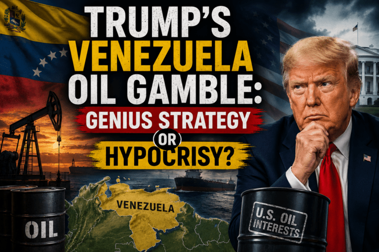 TRUMP’S VENEZUELA OIL GAMBLE: GENIUS STRATEGY OR HYPOCRISY?