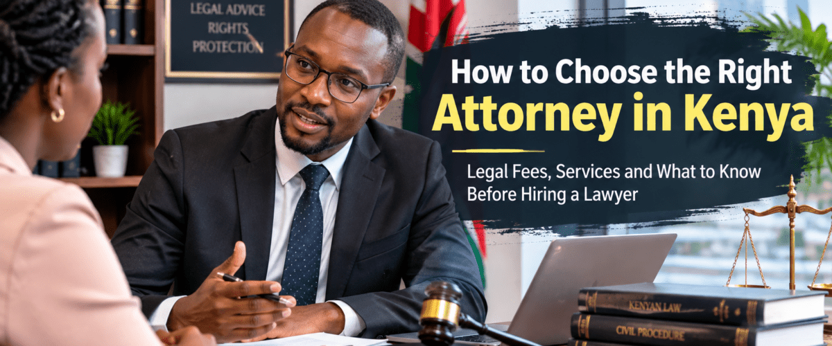 How to Choose the Right Attorney in Kenya: Legal Fees, Services and What to Know Before Hiring a Lawyer