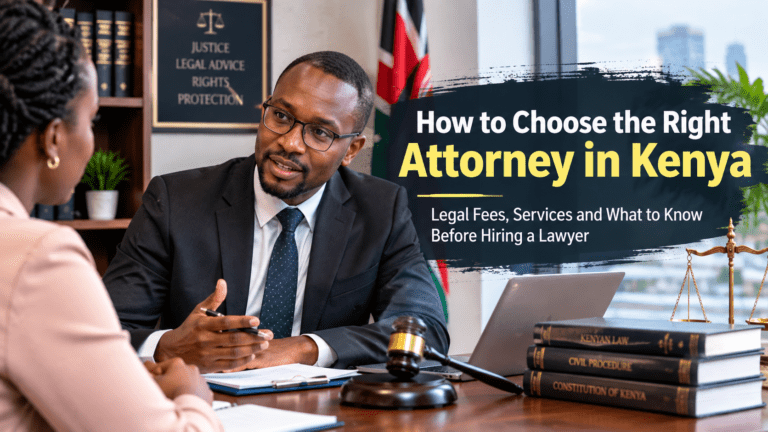 How to Choose the Right Attorney in Kenya