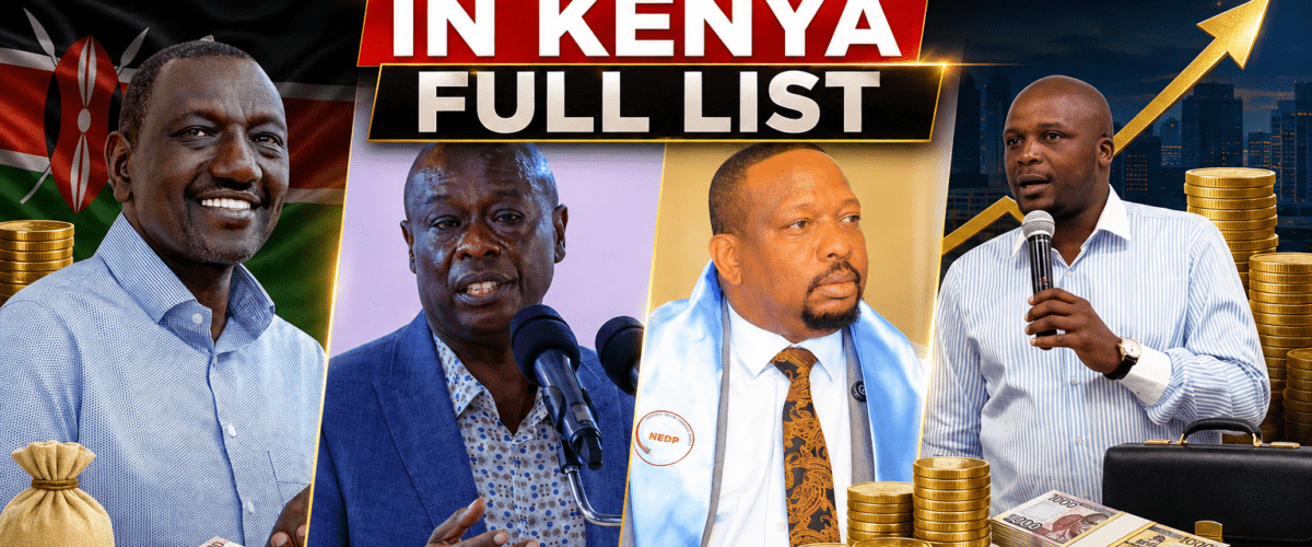 10 Richest Politicians in Kenya (2026)