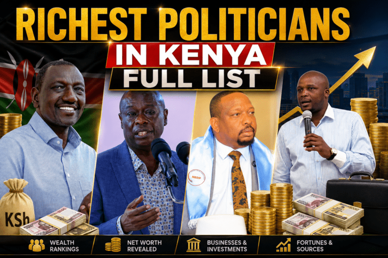 10 Richest Politicians in Kenya (2026)