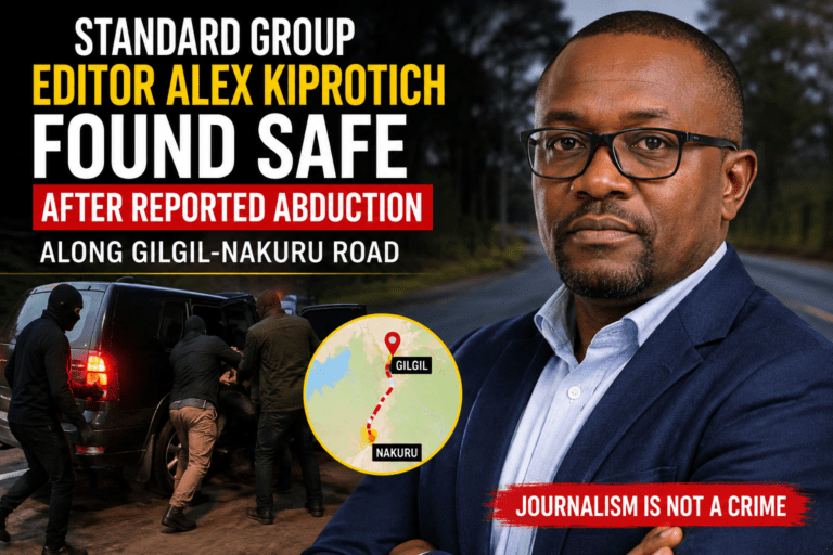 Alex Kiprotich abducted